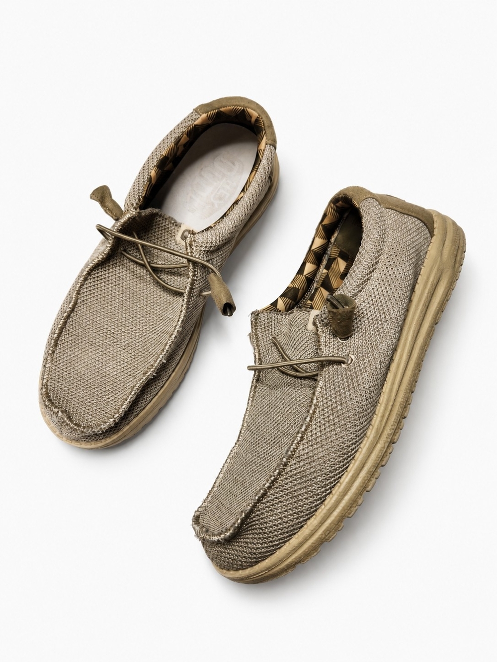 Hey Dude Men’s Size 8EE Slip-On Loafers in Taupe